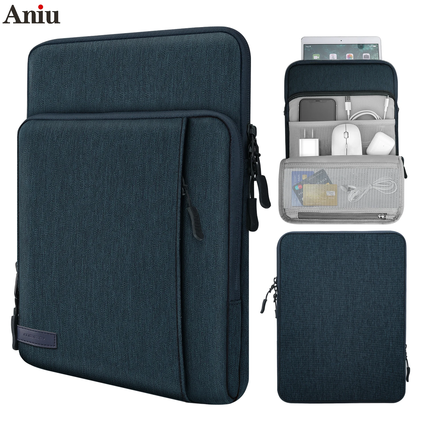 9-11 Inch Tablet Sleeve Bag Carrying Case with Storage Pockets For Samsung Galaxy Tab S6 Lite,Galaxy Tab S7,iPad Pro 11/iPad 9.7
9-11 Inch Tablet Sleeve Bag Carrying Case with Storage Pockets For Samsung Galaxy Tab S6 Lite,Galaxy Tab S7,iPad Pro 11/iPad 9.7