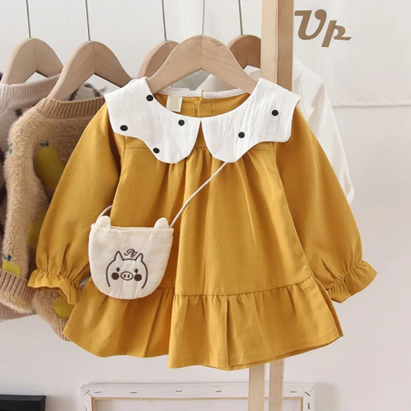 Baby Girl Dress Long Sleeve Spring Autumn Princess Dress Toddler Kids Christmas Clothes Vestido With Free Bag
Baby Girl Dress Long Sleeve Spring Autumn Princess Dress Toddler Kids Christmas Clothes Vestido With Free Bag