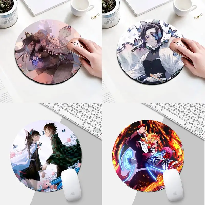 Demon Slayer Laptop Gaming Mice Mousepad Round Desk Gamer Gaming Mat For PC Laptop Round Mouse Pad
Demon Slayer Laptop Gaming Mice Mousepad Round Desk Gamer Gaming Mat For PC Laptop Round Mouse Pad