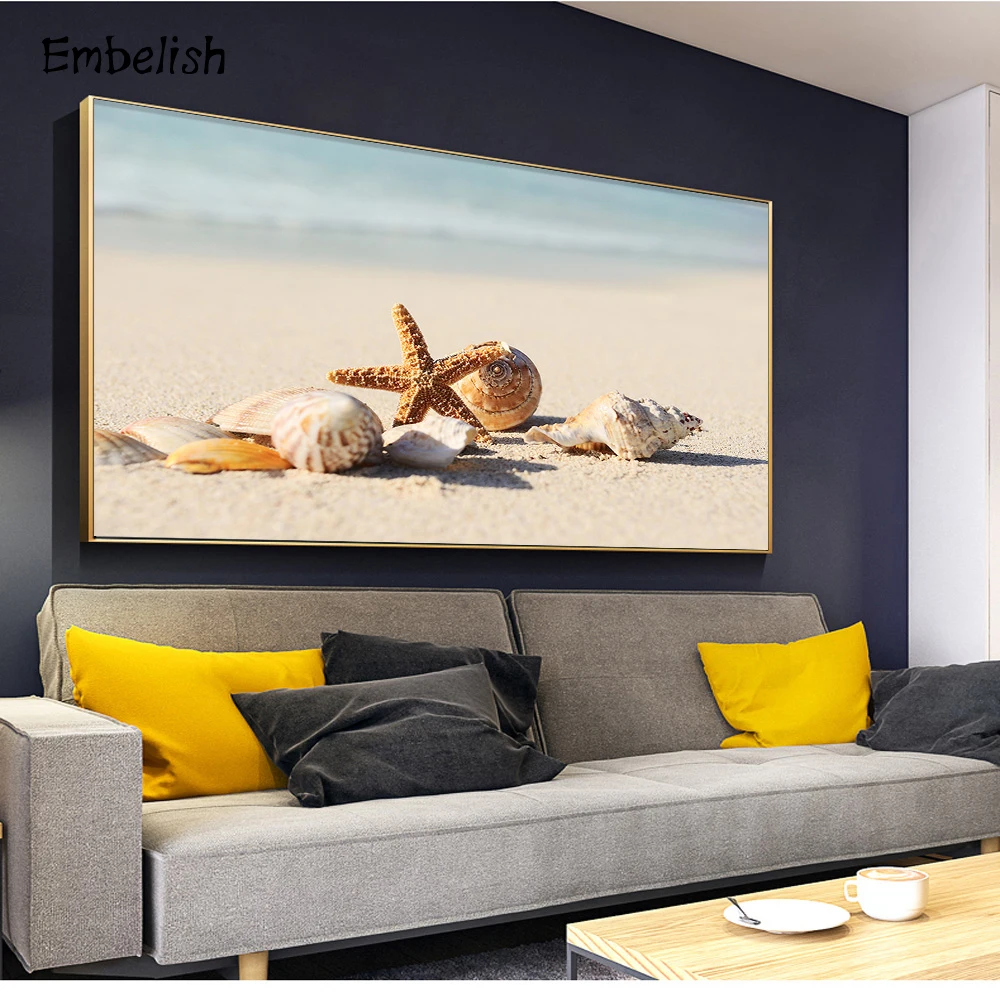 1 Pieces Seascape Wall Pictures For Living Room Starfish And Seashells Landscape Posters Home Decor HD Canvas Painting
1 Pieces Seascape Wall Pictures For Living Room Starfish And Seashells Landscape Posters Home Decor HD Canvas Painting
