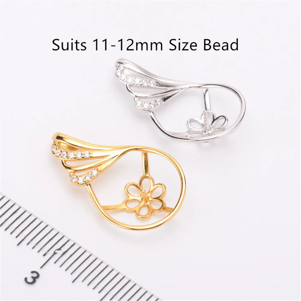 Elegant Waterdrop Pearl Pendant Holder S925 Sterling Silver Pearl Pendant Findings Lady DIY Pendant Accessory No Pearl No Chain
Elegant Waterdrop Pearl Pendant Holder S925 Sterling Silver Pearl Pendant Findings Lady DIY Pendant Accessory No Pearl No Chain