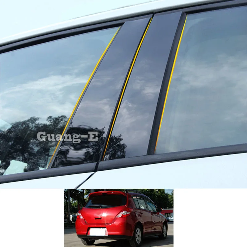 For Nissan Tiida Hatchback 2008-2010 Car PC Material Pillar Post Cover Door Trim Window Piano Black Molding Sticker Plate
For Nissan Tiida Hatchback 2008-2010 Car PC Material Pillar Post Cover Door Trim Window Piano Black Molding Sticker Plate
