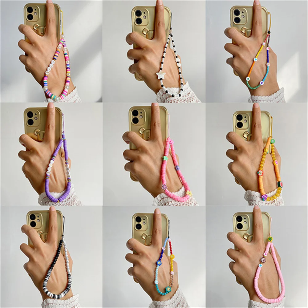 DIY Beaded Mobile Phone Chain Bohemian Soft Ceramic Pearl Letters Fashion Mobile Phone Pendant Key Chain
DIY Beaded Mobile Phone Chain Bohemian Soft Ceramic Pearl Letters Fashion Mobile Phone Pendant Key Chain