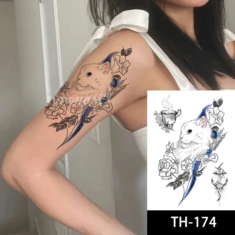 Wolf Lion Sleeves Temporary Tattoo For Men Waterproof Animal Design Tatoos Stickers Fashion Body Art Arm Women Fake Tatoo
Wolf Lion Sleeves Temporary Tattoo For Men Waterproof Animal Design Tatoos Stickers Fashion Body Art Arm Women Fake Tatoo