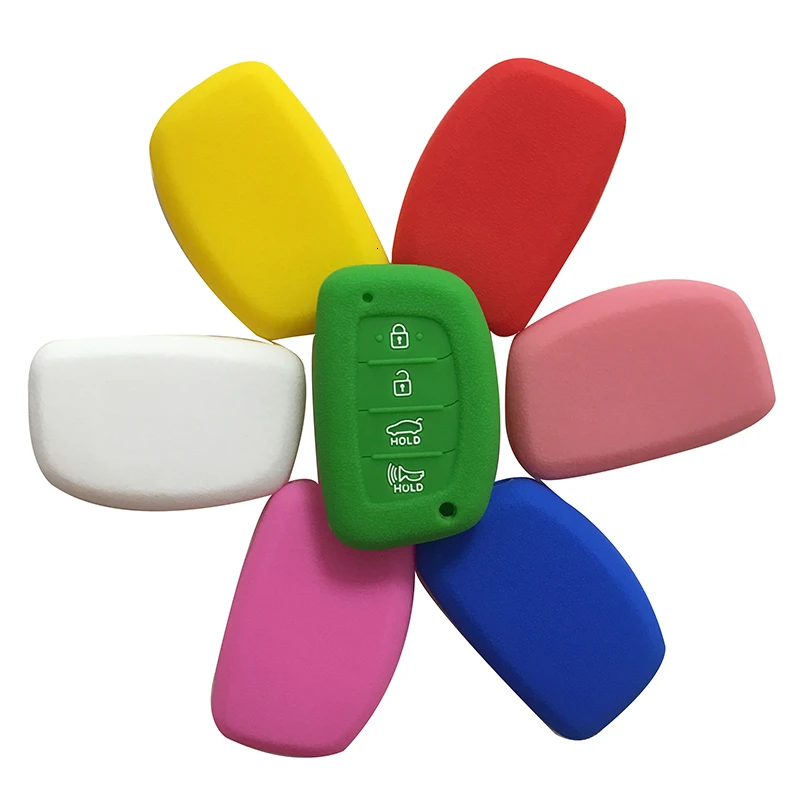 Silicone Car Key Cover For Hyundai Tucson I40 IX35 I45 Elantra Rayna Sonata 4 Buttons Remote Control Key Case Cover Car Styling
Silicone Car Key Cover For Hyundai Tucson I40 IX35 I45 Elantra Rayna Sonata 4 Buttons Remote Control Key Case Cover Car Styling