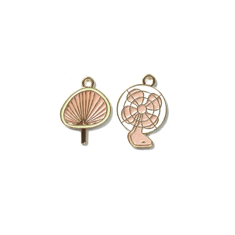 10pcs Alloy Oil Dripping Simple Lovely Fan Charms DIY Making Earrings Necklace Hair Jewelry Accessories New Fashion
10pcs Alloy Oil Dripping Simple Lovely Fan Charms DIY Making Earrings Necklace Hair Jewelry Accessories New Fashion