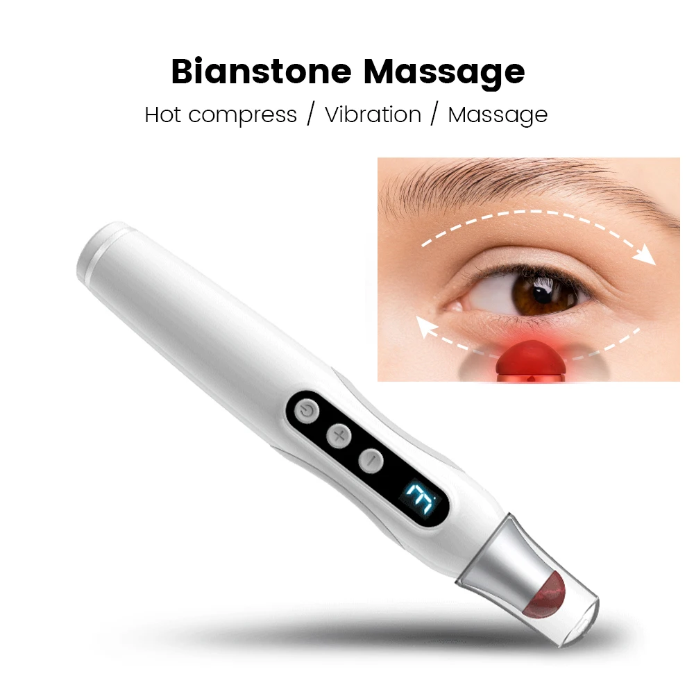 Bianstone Eye Vibration Massager for Face Lift Facial Stick Anti Eye Pouch Dark Circle Face Heating Spa Acupuncture Anti Wrinkle
Bianstone Eye Vibration Massager for Face Lift Facial Stick Anti Eye Pouch Dark Circle Face Heating Spa Acupuncture Anti Wrinkle