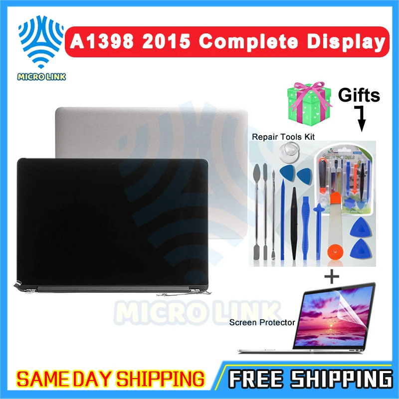 Оригинальный 661 02532 A1398 Полный ЖК экран в сборе Mid 2015 для MacBook Pro 15 'A1398 дисплей EMC2909