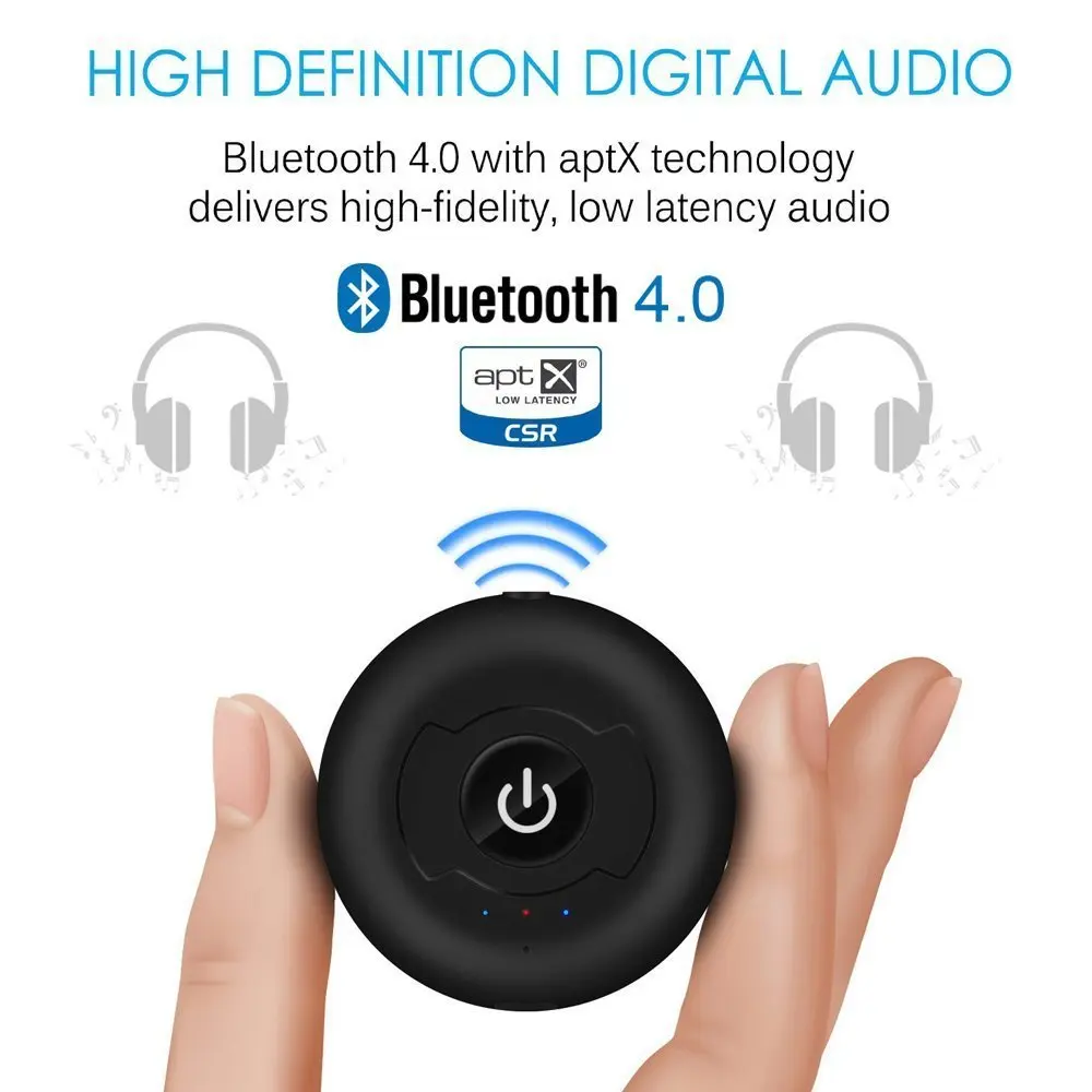Multipoint Wireless Bluetooth Transmitter For Audio TV 3.5mm Jack Aptx Music AUX Bluetooth 4.0 Adapter For Two Headphones
Multipoint Wireless Bluetooth Transmitter For Audio TV 3.5mm Jack Aptx Music AUX Bluetooth 4.0 Adapter For Two Headphones