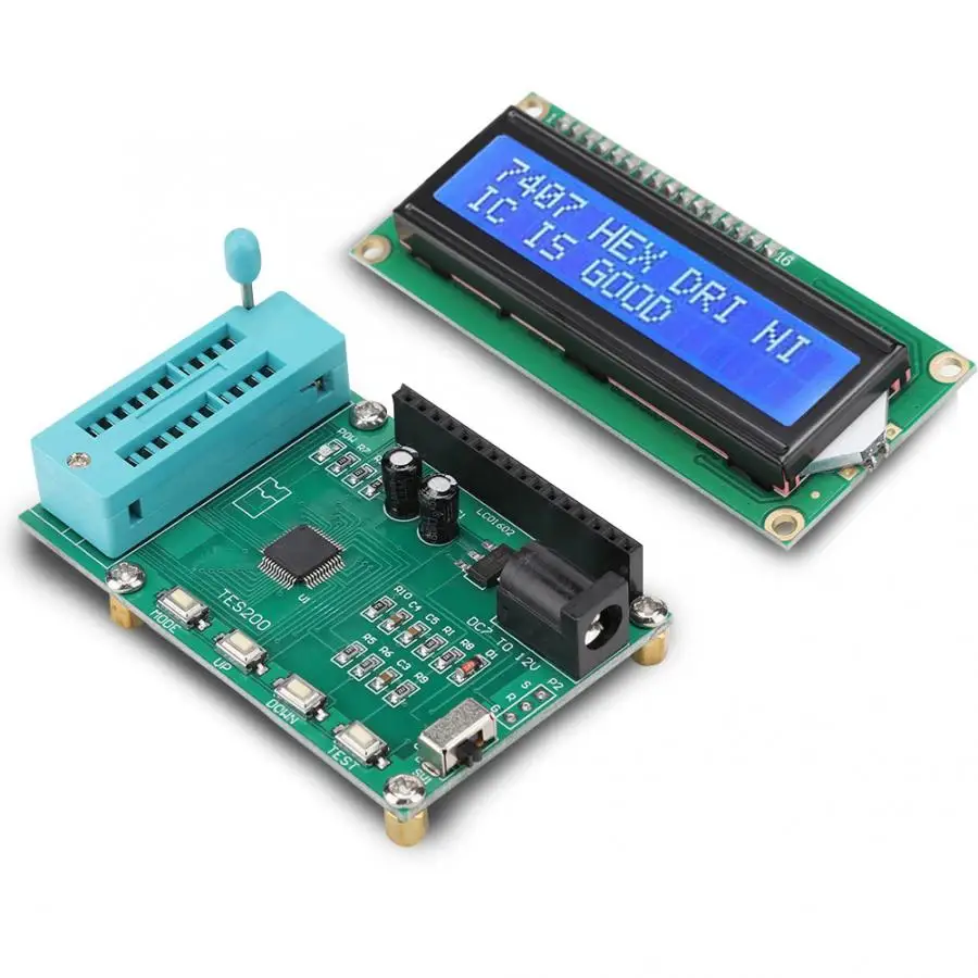 Детектор измеритель IC Test er 74 40 45 серии lC тестер логических ворот цифровой TES200 тест