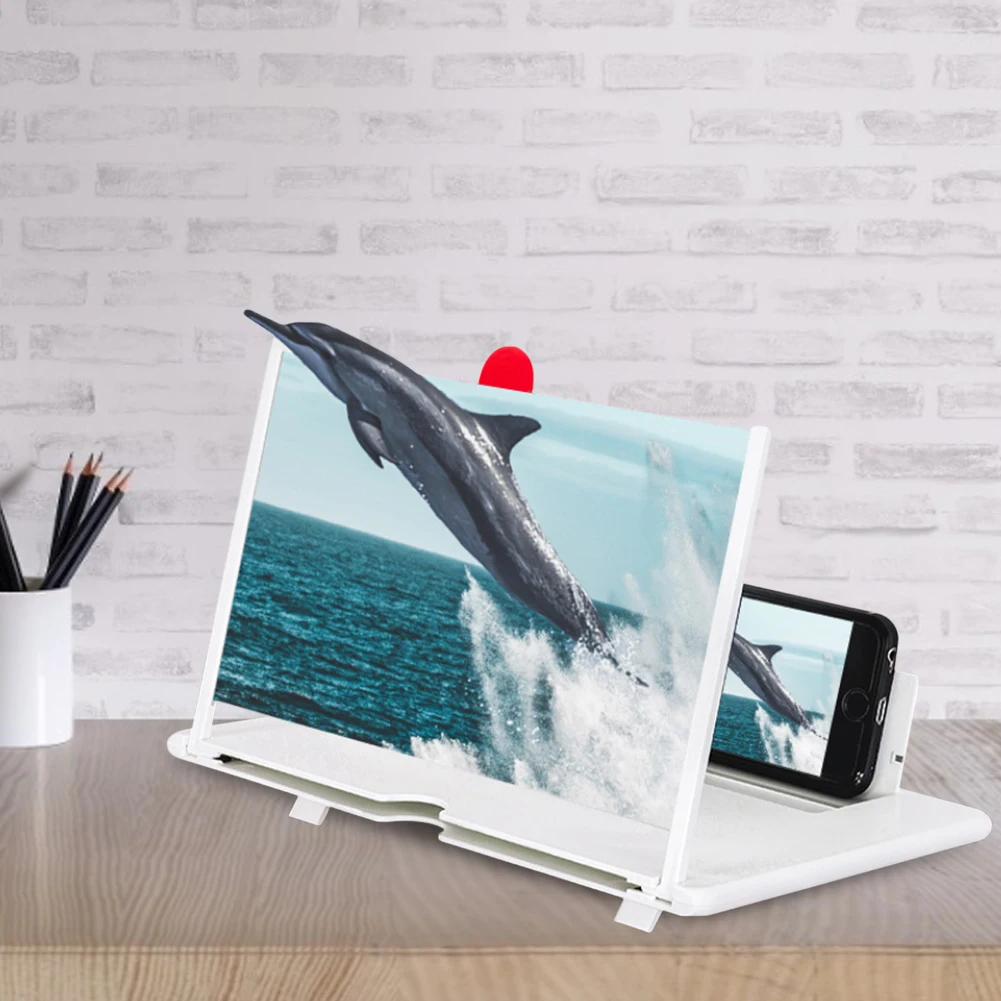 12 inch 3D Mobile Phone Screen Magnifier HD Video Amplifier with Phone Stand Bracket Folding Desktop Eye Protection Phone Holder
12 inch 3D Mobile Phone Screen Magnifier HD Video Amplifier with Phone Stand Bracket Folding Desktop Eye Protection Phone Holder