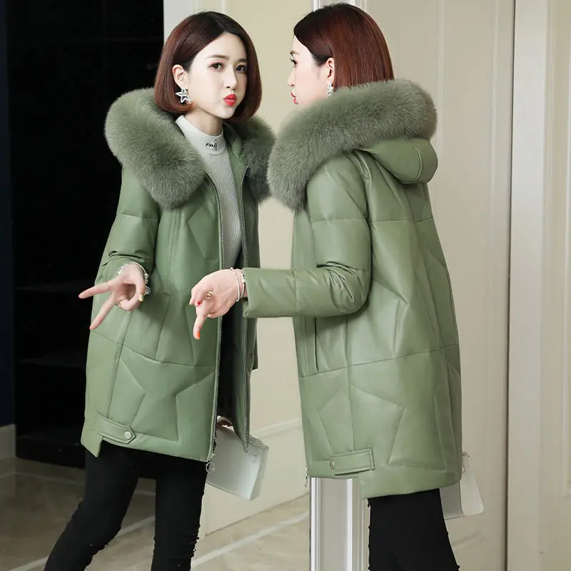 Куртка кожаная женская короткая из искусственной кожи, зеленая, 3XL, 4XL, большие размеры, K958, зима 2020
Куртка кожаная женская короткая из искусственной кожи, зеленая, 3XL, 4XL, большие размеры, K958, зима 2020