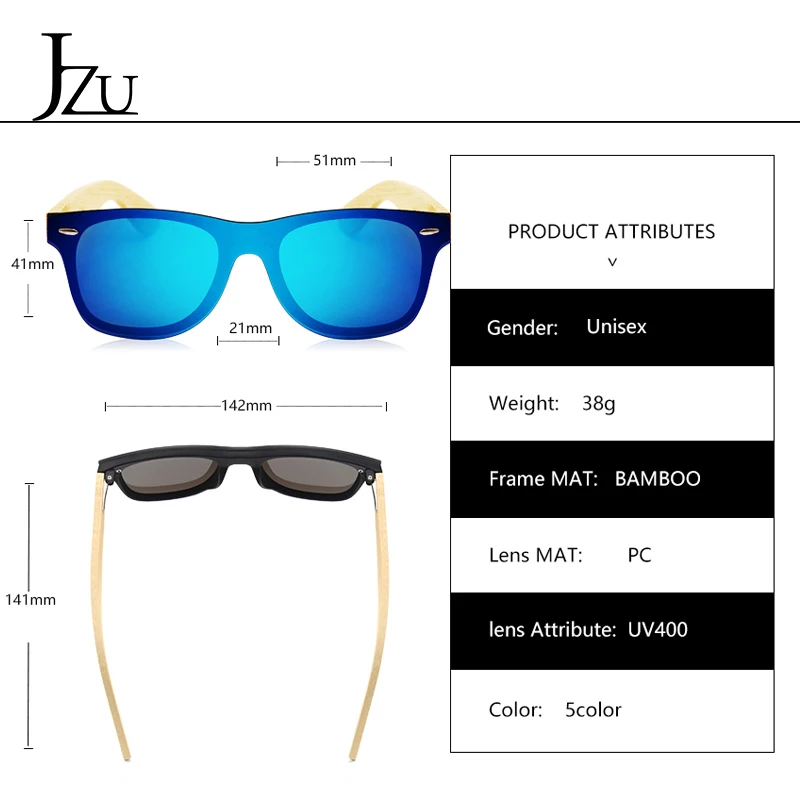 Wood Sunglasses Men Women Square Bamboo Vintage Fashion Mirror Oversize Retro UV400 Oculos de sol Gafas Male Sunglasses Eyewear
Wood Sunglasses Men Women Square Bamboo Vintage Fashion Mirror Oversize Retro UV400 Oculos de sol Gafas Male Sunglasses Eyewear