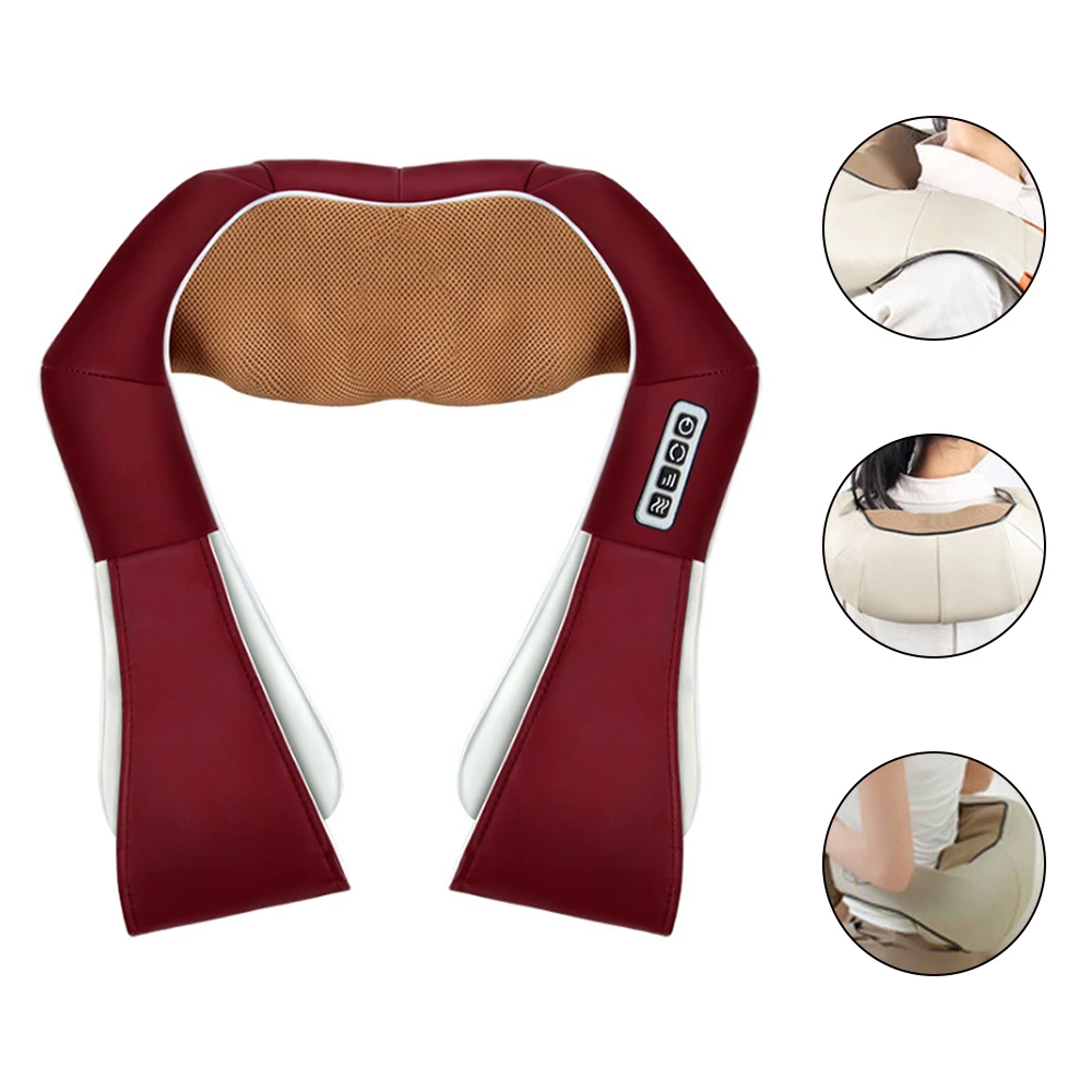 U Shape Electrical Shoulder Body Massager Infrared Shiatsu Back Neck Massage Shawl Heated Kneading Car/Home Massagem Apparatus
U Shape Electrical Shoulder Body Massager Infrared Shiatsu Back Neck Massage Shawl Heated Kneading Car/Home Massagem Apparatus
