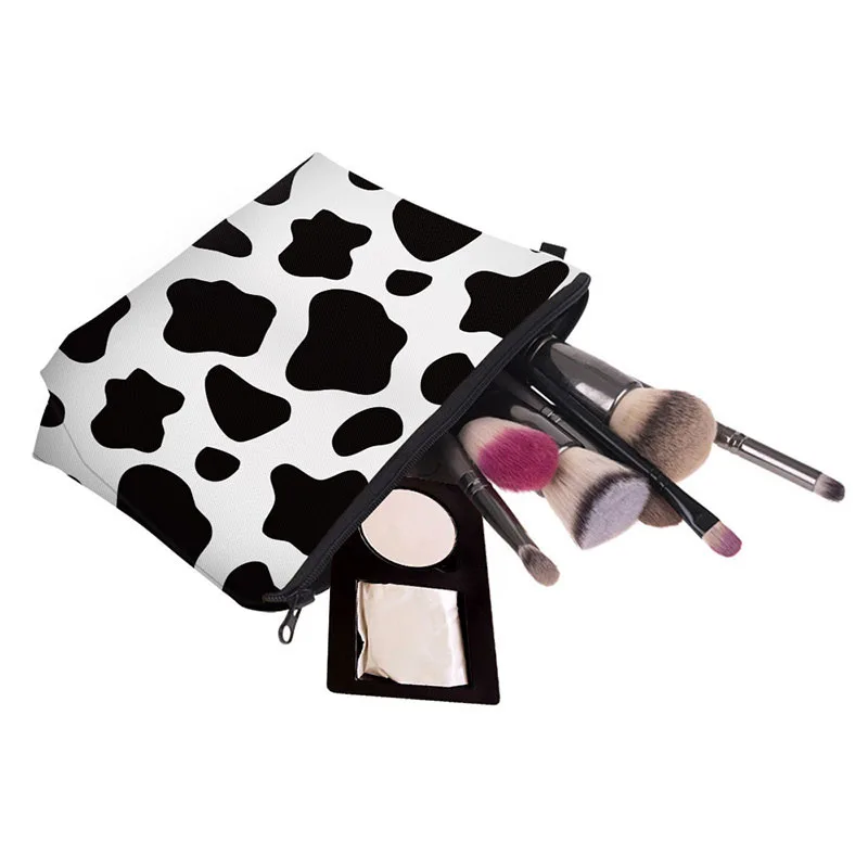 Cow Pattern Makeup Bag For Women Cosmetic Bag Travel Organizer Bag Toiletry Tool Pouch Female Cosmetic Bag Black White
Cow Pattern Makeup Bag For Women Cosmetic Bag Travel Organizer Bag Toiletry Tool Pouch Female Cosmetic Bag Black White