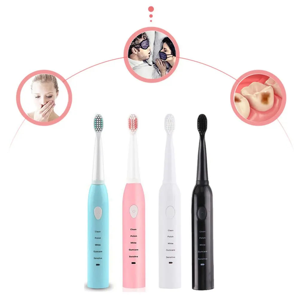 Electric Toothbrush Rechargeable Toothbrush Sonic Shock Automatic Soft Toothbrush Waterproof Usb Charging
Electric Toothbrush Rechargeable Toothbrush Sonic Shock Automatic Soft Toothbrush Waterproof Usb Charging