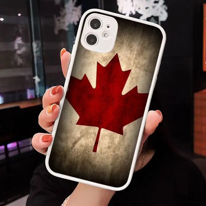 Canada Canadian Flag CA Banner Phone Case Matte Transparent for iPhone 7 8 11 12 s mini pro X XS XR MAX Plus cover funda
Canada Canadian Flag CA Banner Phone Case Matte Transparent for iPhone 7 8 11 12 s mini pro X XS XR MAX Plus cover funda