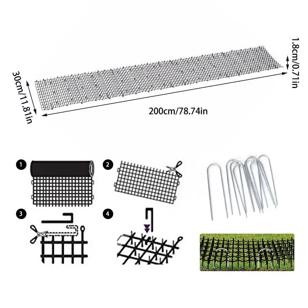 NEW Anti-cat Thorn Mat Sofa Furniture Protection Repellent Mat Plastic Spike-Keeping Cats And Dogs From Digging 2m/4m DH
NEW Anti-cat Thorn Mat Sofa Furniture Protection Repellent Mat Plastic Spike-Keeping Cats And Dogs From Digging 2m/4m DH