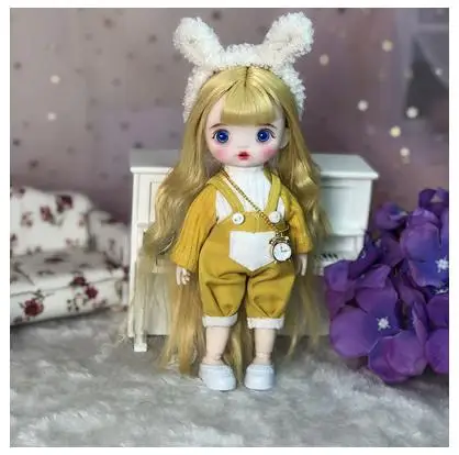 16cm Blyth Doll Joint Body Fashion BJD Toys Gift with Dress Shoes Wig Make Up
16cm Blyth Doll Joint Body Fashion BJD Toys Gift with Dress Shoes Wig Make Up