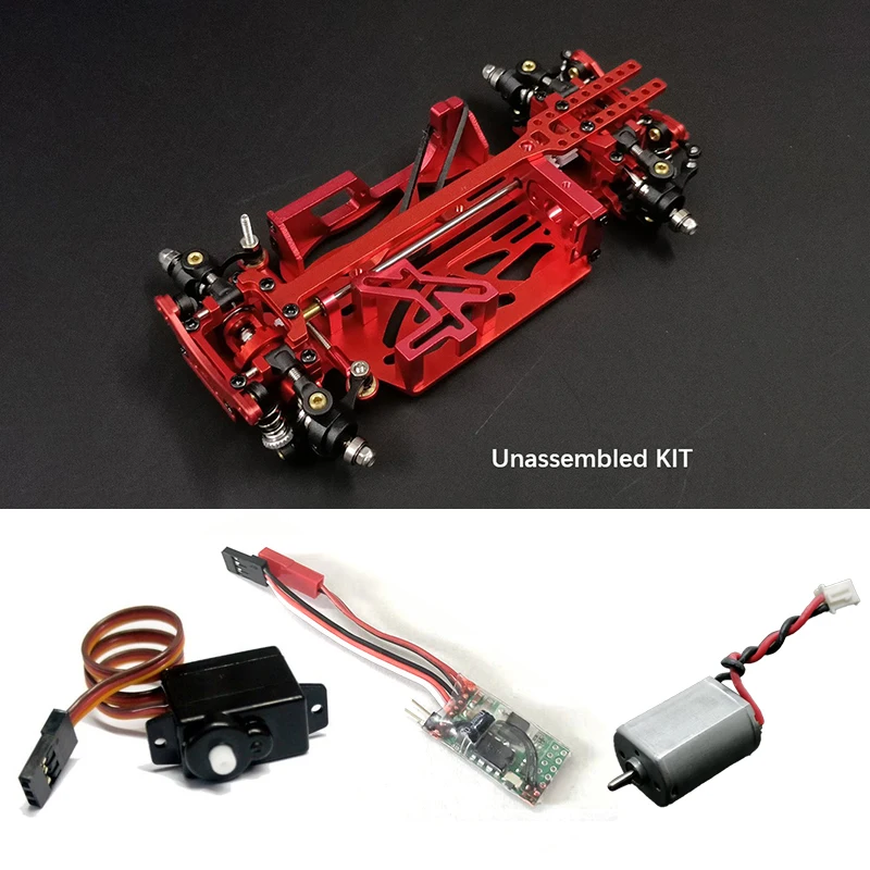 HGM Toys MINI Q9 94 мм WB металлический шасси W сервомотор ESC для 1/28 KYOSHO 1/24 TAMIYA Drift Racing RC