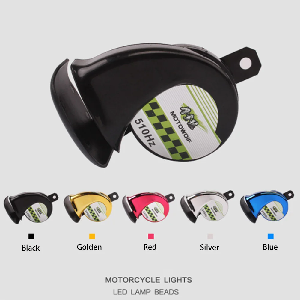 Waterproof 12.3*7.4cm Universal 12v Dc 4a 130db 510hz Snail Air Motorcycle Horn For Car Truck Motorbike Electric Motorcycle
Waterproof 12.3*7.4cm Universal 12v Dc 4a 130db 510hz Snail Air Motorcycle Horn For Car Truck Motorbike Electric Motorcycle