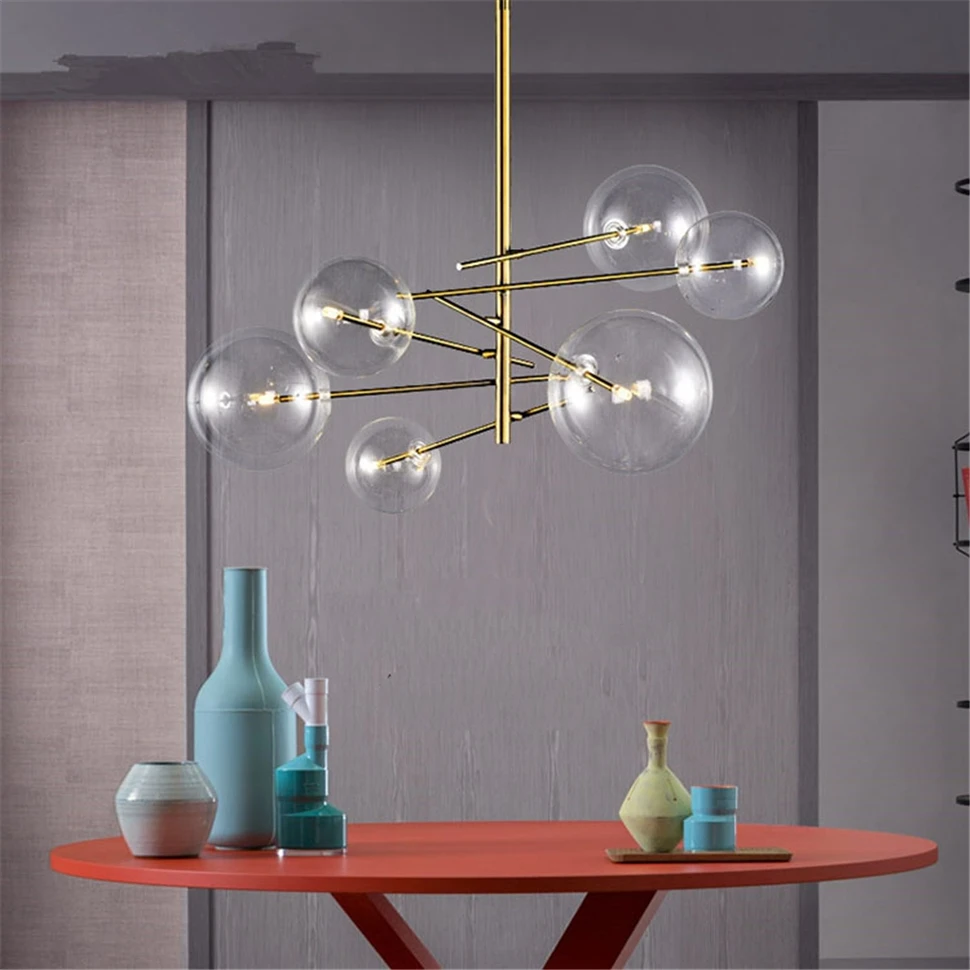 Modern Ceiling Chandeliers Lamp Glass Kitchen Hanging Lamp Gold Lustre Chandelier Lighting Living Room Home Decor Light Fixtures 
Modern Ceiling Chandeliers Lamp Glass Kitchen Hanging Lamp Gold Lustre Chandelier Lighting Living Room Home Decor Light Fixtures