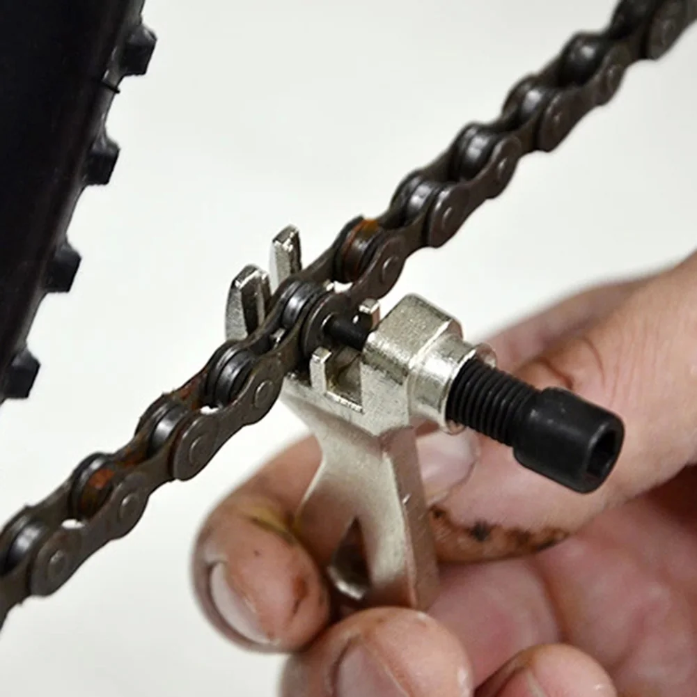 Mountain Bicycle Cycling Steel Chain Breaker Repair Tool Spoke Wrench Mini Chain Splitter Without Handle Bike Accessories
Mountain Bicycle Cycling Steel Chain Breaker Repair Tool Spoke Wrench Mini Chain Splitter Without Handle Bike Accessories
