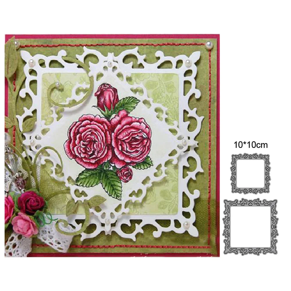 Lace Square Frame Metal Cutting Dies Stencils dies for DIY Scrapbooking Paper Craft Decoration Embossing Die Craft Dies 2021 NEW
Lace Square Frame Metal Cutting Dies Stencils dies for DIY Scrapbooking Paper Craft Decoration Embossing Die Craft Dies 2021 NEW