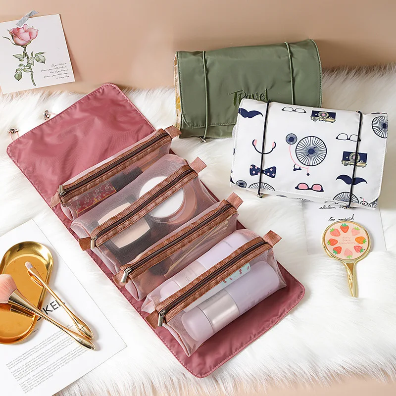 2021 Convenient Travel toiletry bags, detachable folding Korean high-capacity receive bag and multi-function gauze cosmetic bag
2021 Convenient Travel toiletry bags, detachable folding Korean high-capacity receive bag and multi-function gauze cosmetic bag