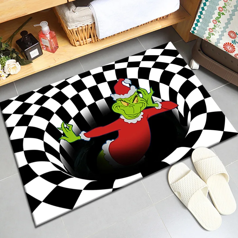 Christmas 3D Vortex Illusion Carpet Entrance Door Floor Mat Abstract Doormat Non-slip Floor Mat Living Room Decor Rug
Christmas 3D Vortex Illusion Carpet Entrance Door Floor Mat Abstract Doormat Non-slip Floor Mat Living Room Decor Rug