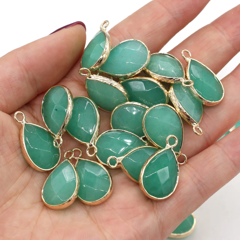 2pcs Natural Faceted Malaysian Jades Stone Pendants Water Drop Shape Charms for Jewelry Making Earring Necklace Accessory
2pcs Natural Faceted Malaysian Jades Stone Pendants Water Drop Shape Charms for Jewelry Making Earring Necklace Accessory