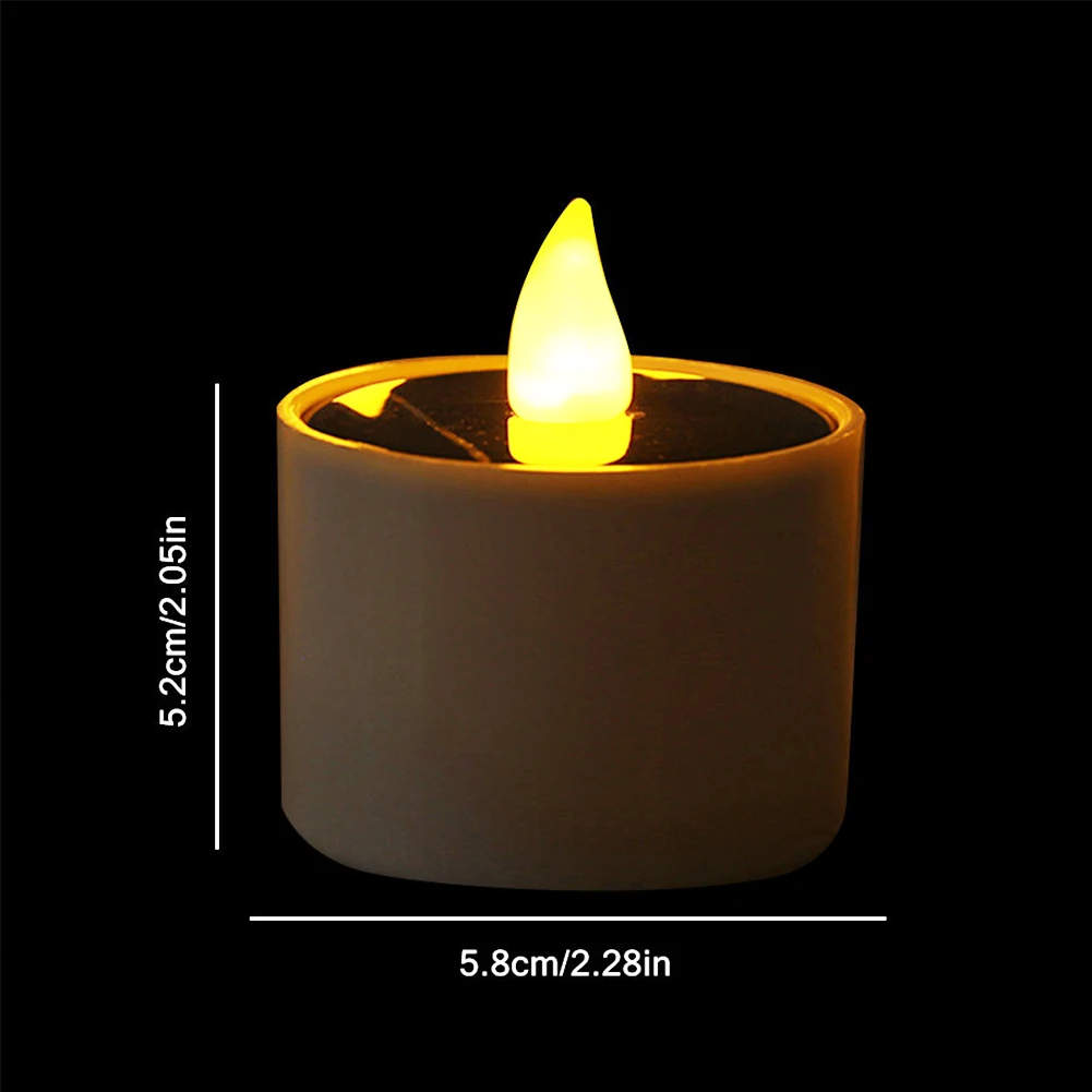 6pcs LED Solar Light Candles Light Waterproof Flameless Tealight Candles Lamp For Outdoor Indoor Party Wedding Decoration
6pcs LED Solar Light Candles Light Waterproof Flameless Tealight Candles Lamp For Outdoor Indoor Party Wedding Decoration