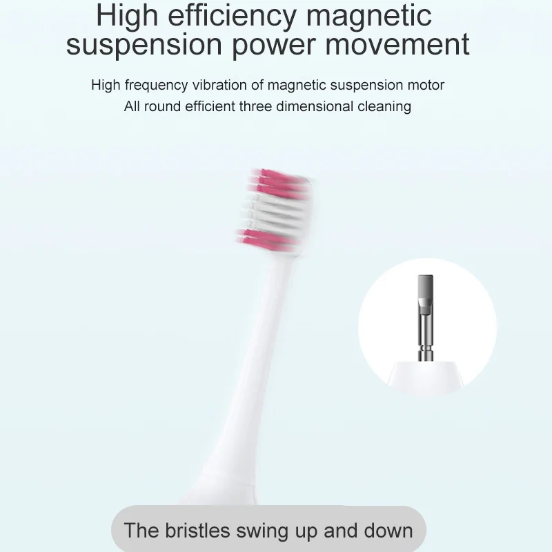 Portable Electric Toothbrushes Smart Timer Whitening Toothbrush IPX7 Waterproof Replaceable Battery Version for Adults Couples
Portable Electric Toothbrushes Smart Timer Whitening Toothbrush IPX7 Waterproof Replaceable Battery Version for Adults Couples