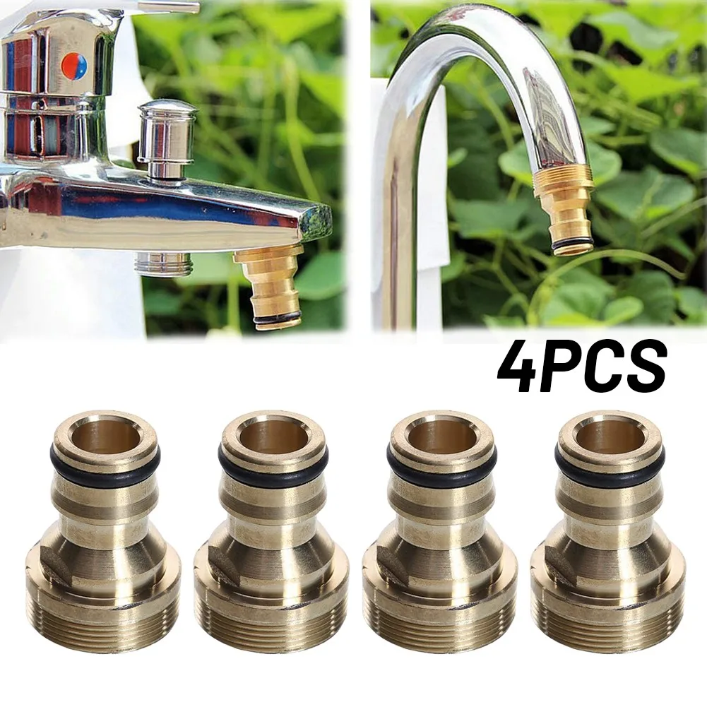 4pcs Garden Hose Quick Connect Brass Connectors M22 Female & M24 Male Threaded For Garden Lawn Farmland Irrigation Poultry
4pcs Garden Hose Quick Connect Brass Connectors M22 Female & M24 Male Threaded For Garden Lawn Farmland Irrigation Poultry