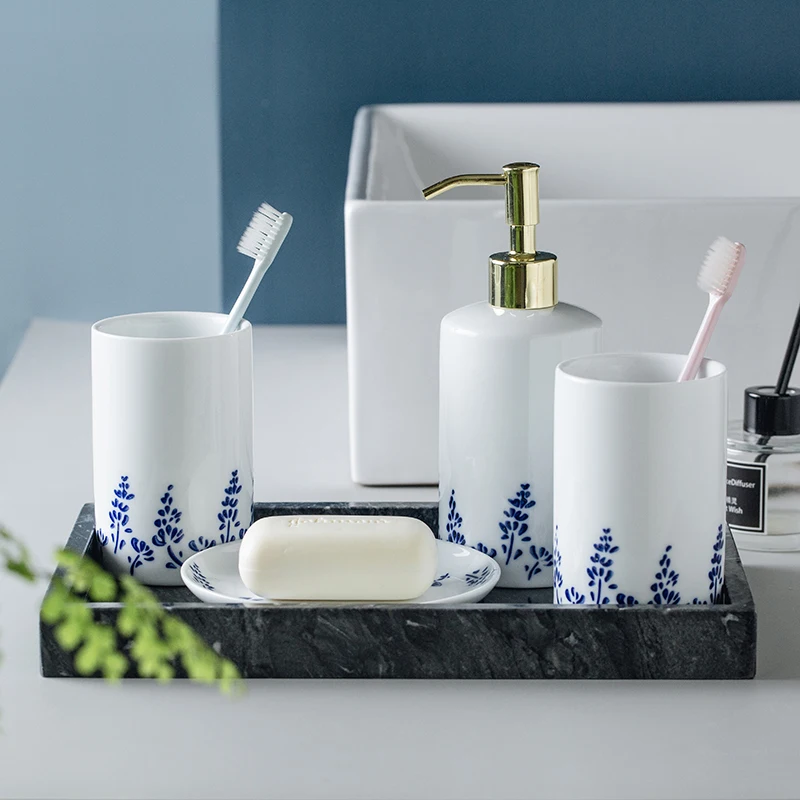 Household Bathroom Soap Dish Ceramic Lotion Bottle Minimalist Bathroom Ornaments Kit Banheiro Bathroom Accessories Set EF50WY
Household Bathroom Soap Dish Ceramic Lotion Bottle Minimalist Bathroom Ornaments Kit Banheiro Bathroom Accessories Set EF50WY