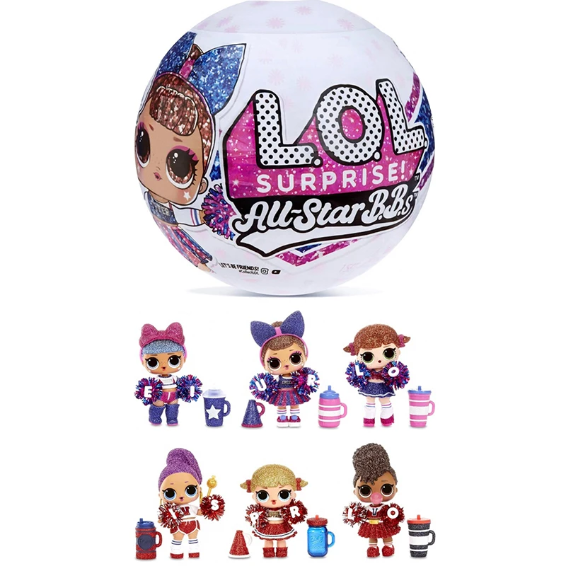 L.O.L. Сюрприз! All-Star BBs Sports Series 2 Cheer Team сверкающая 10 см милая искусственная аниме-фигурка Lol сюрприз куклы детские игрушки
L.O.L. Сюрприз! All-Star BBs Sports Series 2 Cheer Team сверкающая 10 см милая искусственная аниме-фигурка Lol сюрприз куклы детские игрушки