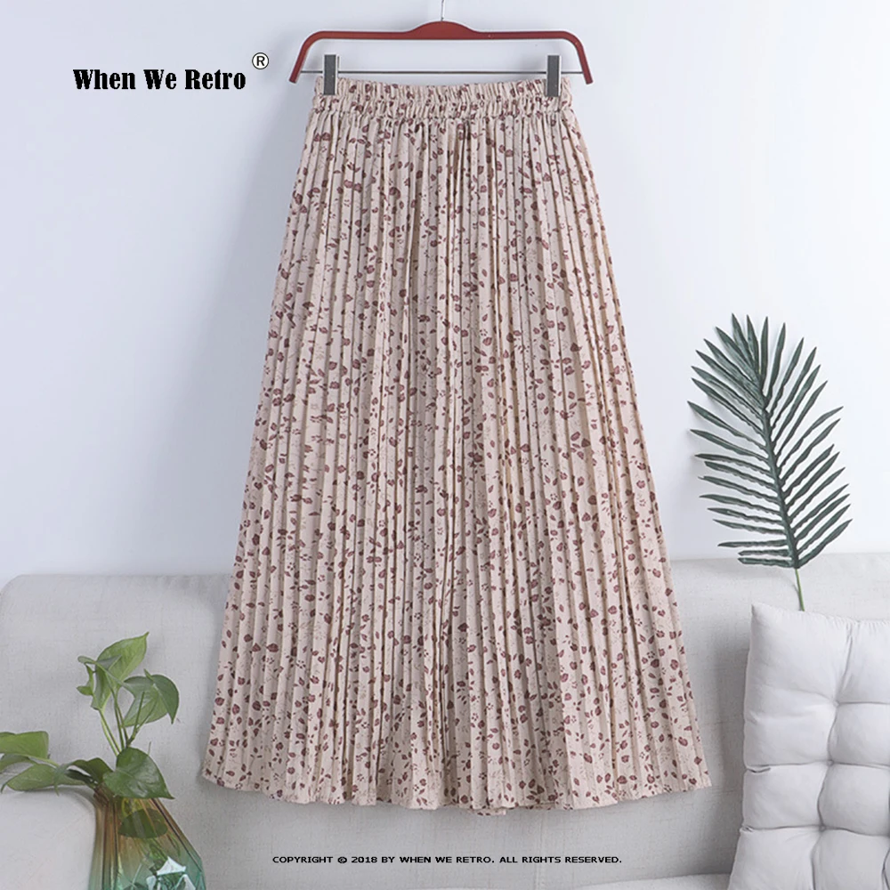 2021 Women Summer Long Chiffon Skirt Saias Mulher VD1812 Y2K Elastic Waist Pleated Skirt Korean Fashion
2021 Women Summer Long Chiffon Skirt Saias Mulher VD1812 Y2K Elastic Waist Pleated Skirt Korean Fashion