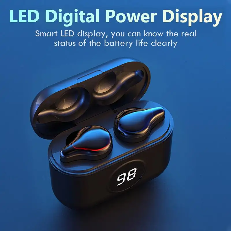 In-Ear Headphone Bluetooth-compatible V5.0 Earphone with Touch Control USB Charging Cable with Charging Case Headset Accessories
In-Ear Headphone Bluetooth-compatible V5.0 Earphone with Touch Control USB Charging Cable with Charging Case Headset Accessories