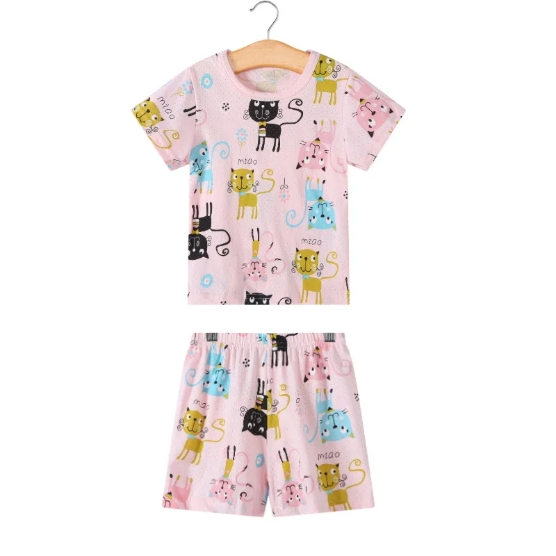 Children's Suit 2020 Summer Two Pieces Clothing Set Short Sleeve Home Clothes For Boys and Girls Printed Shirt and Shorts Set
Children's Suit 2020 Summer Two Pieces Clothing Set Short Sleeve Home Clothes For Boys and Girls Printed Shirt and Shorts Set
