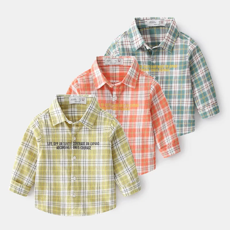2021 Spring Boys Children's Plaid Shirt Korean Long Sleeve Top Fashion Style Wear Shirt Clothes
2021 Spring Boys Children's Plaid Shirt Korean Long Sleeve Top Fashion Style Wear Shirt Clothes