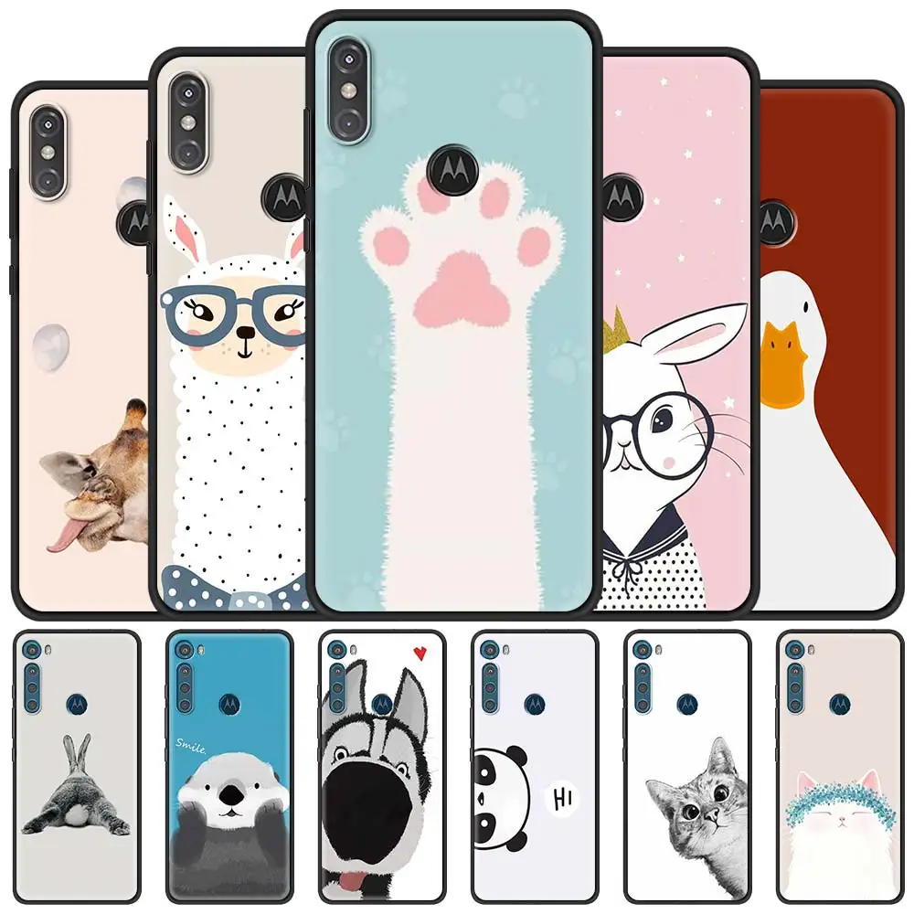 Case for Motorola Moto G9 Play One Fusion Plus G8 Power Lite Soft Cover Hype G Stylus E6s E7 Phone Funda Animal Cartoon Cat Dog
Case for Motorola Moto G9 Play One Fusion Plus G8 Power Lite Soft Cover Hype G Stylus E6s E7 Phone Funda Animal Cartoon Cat Dog