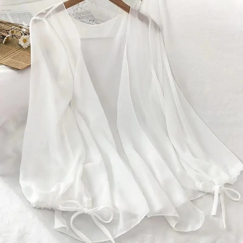 Supper Thin Women Shirt Ladies High Street Chiffon Open Stitch Vintage Top Free Shipping Items Clothes for Women Dropshipping
Supper Thin Women Shirt Ladies High Street Chiffon Open Stitch Vintage Top Free Shipping Items Clothes for Women Dropshipping