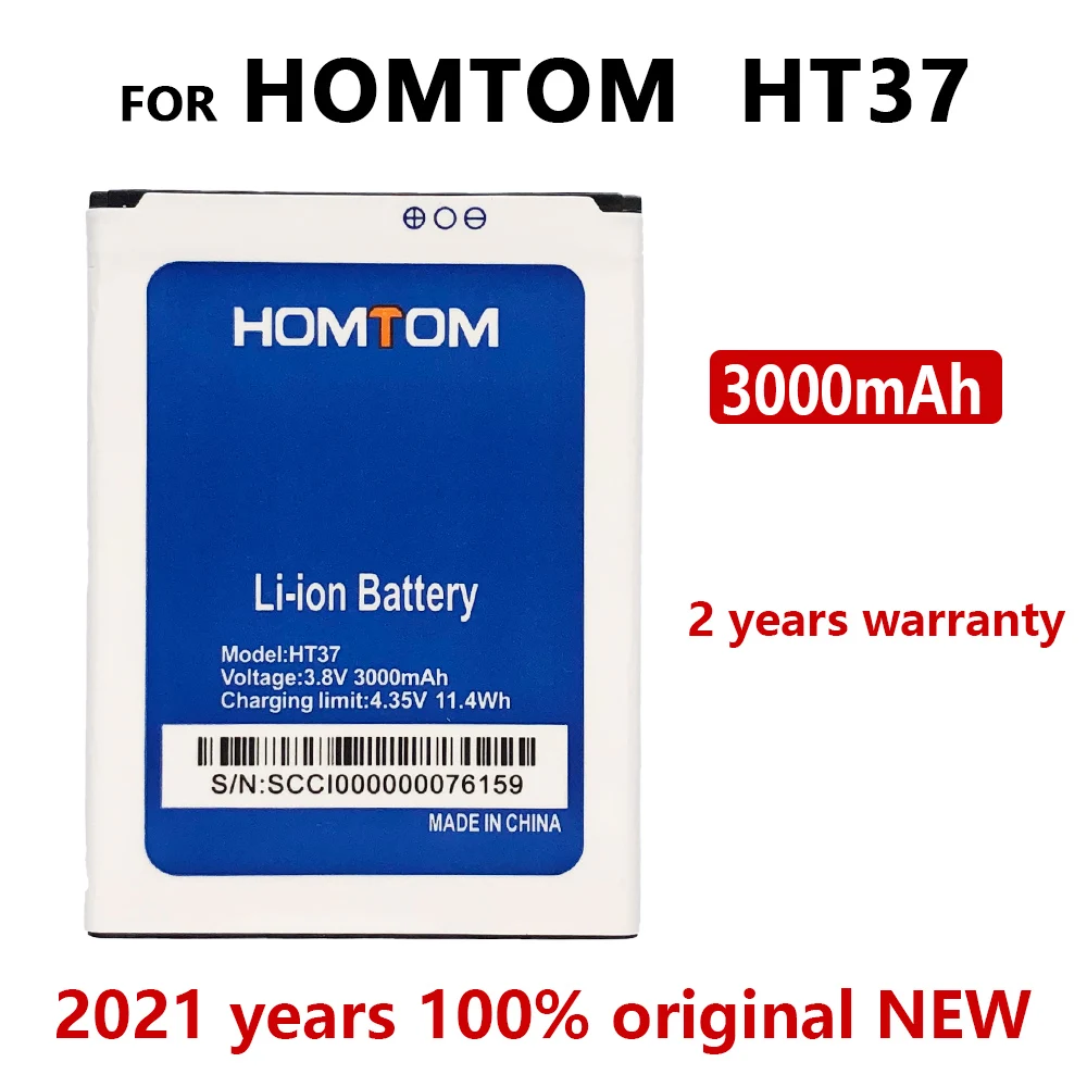 New Original 3000mAh HT37 Phone Battery For HOMTOM HT37 / HT37 PRO In Stock High Quality Batteries Bateria
New Original 3000mAh HT37 Phone Battery For HOMTOM HT37 / HT37 PRO In Stock High Quality Batteries Bateria