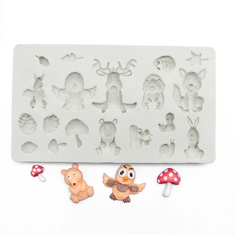 1pc Forest Animal Party Bear/deer Silicone Mold DIY Cake Decoration Resin Epoxy Keychain Resin Mold Handmade Custom
1pc Forest Animal Party Bear/deer Silicone Mold DIY Cake Decoration Resin Epoxy Keychain Resin Mold Handmade Custom