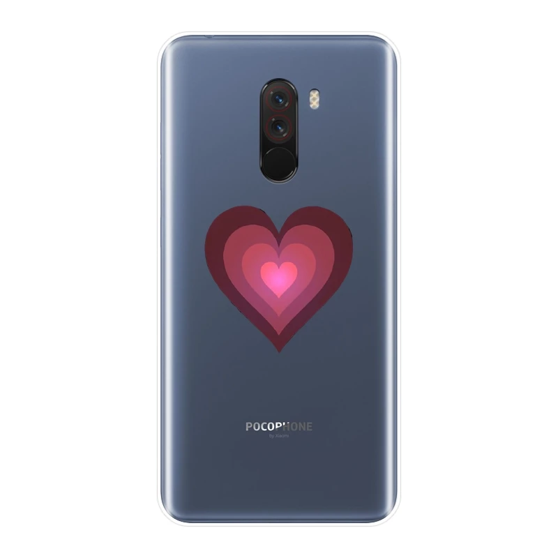 Чехол-накладка с сердечками для Pocophone F1 Xiaomi Redmi Note 6 Pro 5A Prime 5 4 4X мягкий силиконовый