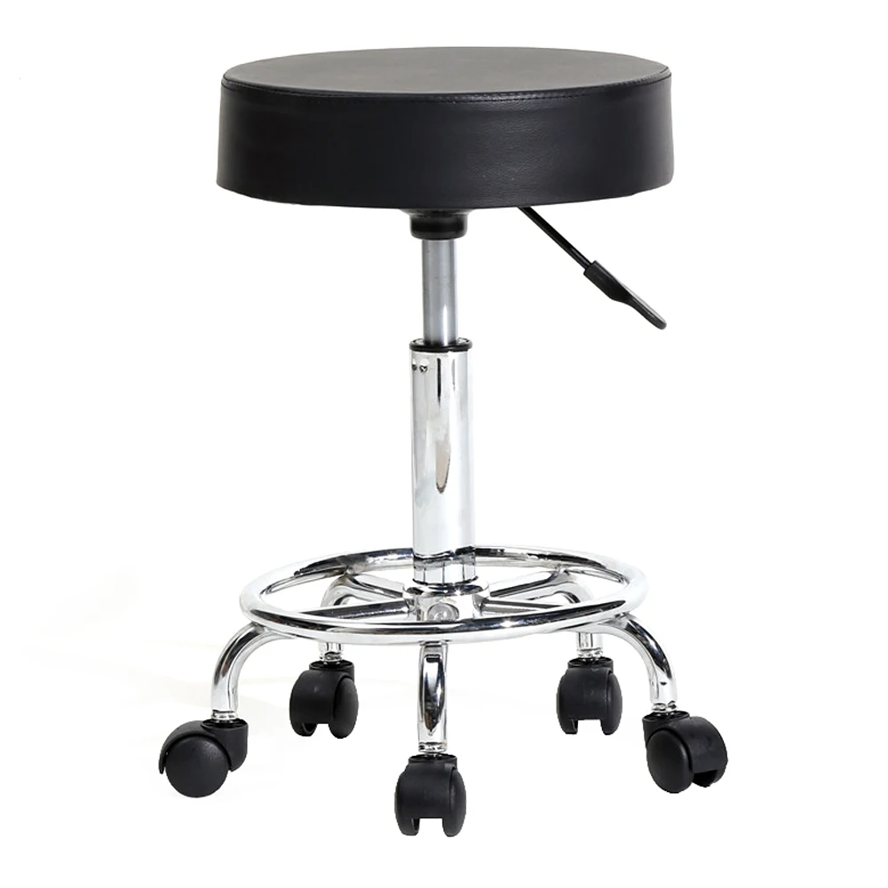 

360 Degrees Adjustable Round Stool Ha Ha Feet Rotation Bar Stool Black Bar Stool Chair Bar Stools Modern