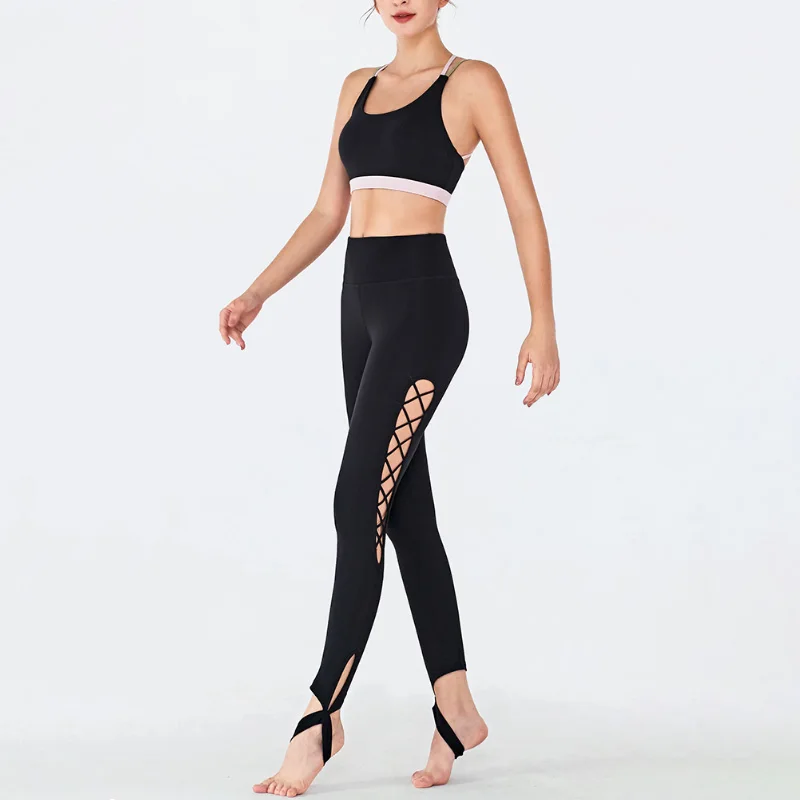 2 piece Hollow out Yoga Suit Sports Shirt Crop Top Sport Set Gym Clothes Fitness Leggings Tracksuit Workout Set Femme Sexy Bras
2 piece Hollow out Yoga Suit Sports Shirt Crop Top Sport Set Gym Clothes Fitness Leggings Tracksuit Workout Set Femme Sexy Bras