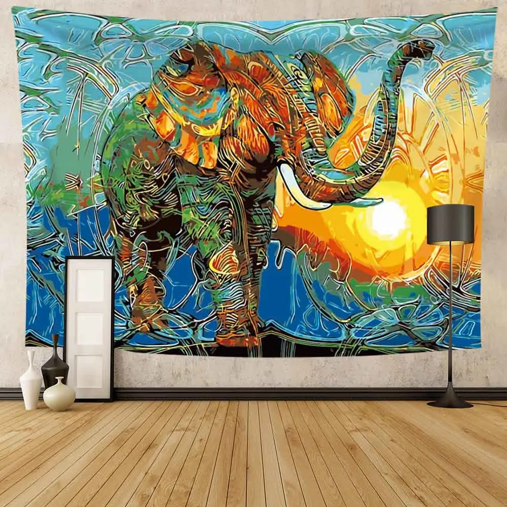 Aesthetic Anime Tapestry Wall Hanging Elephant Printed Thin Wall Tapestry Home Bedroom Decoration 0.75*1/1.3*1.5/1.5*2m 1pc
Aesthetic Anime Tapestry Wall Hanging Elephant Printed Thin Wall Tapestry Home Bedroom Decoration 0.75*1/1.3*1.5/1.5*2m 1pc