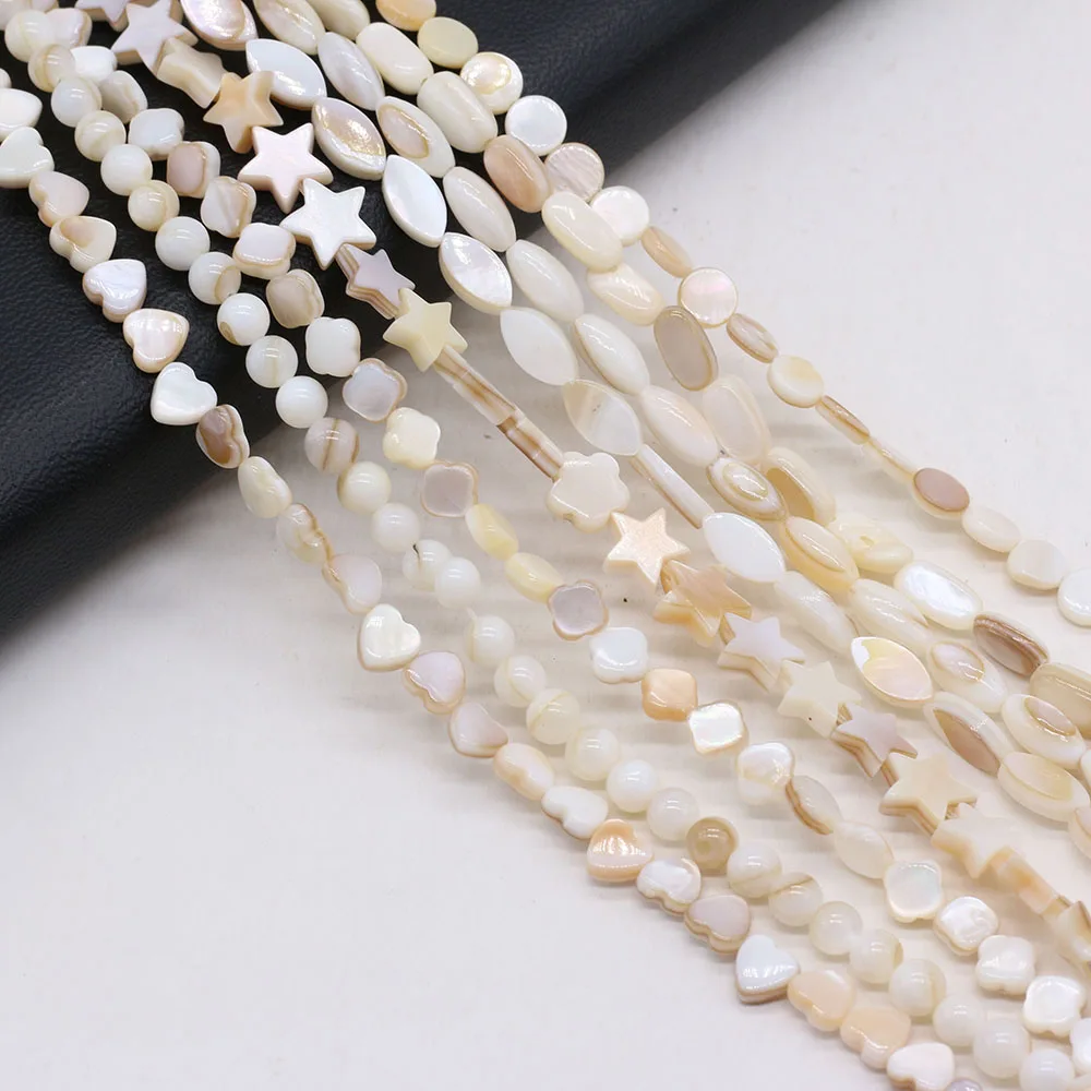 Natural Freshwater Shell Beads Round Flower Moon Drop Shaped Loose For Jewelry Making DIY Charm Bracelet Necklace Accessories
Natural Freshwater Shell Beads Round Flower Moon Drop Shaped Loose For Jewelry Making DIY Charm Bracelet Necklace Accessories