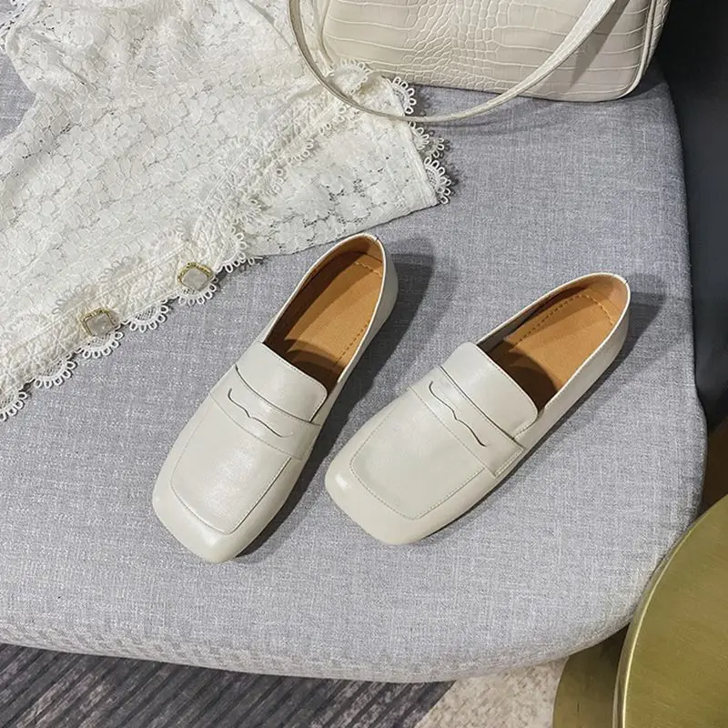 Lefu shoes 2021 spring Korean small leather shoes casual flat soled women's shoes soft soled soft shoes retro shoes square toe
Lefu shoes 2021 spring Korean small leather shoes casual flat soled women's shoes soft soled soft shoes retro shoes square toe